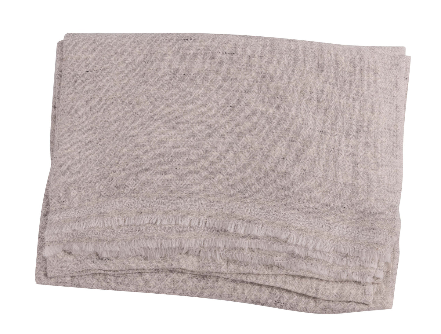 Kaschmirtuch hellgrau mit Karomuster/ kariert