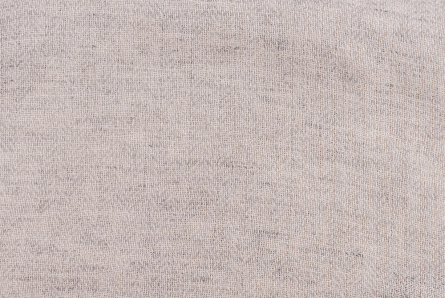 Kaschmirtuch hellgrau mit Fischgrätenmuster