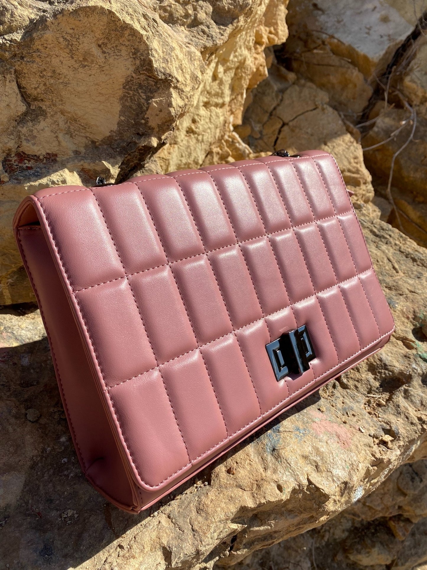 Quilted Chain Strap Shoulder Bag