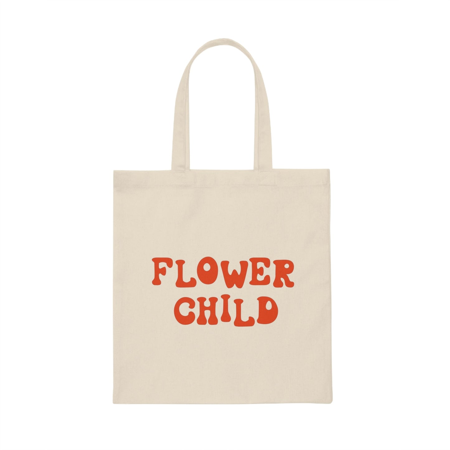 Flower Child Canvas Tote Bag