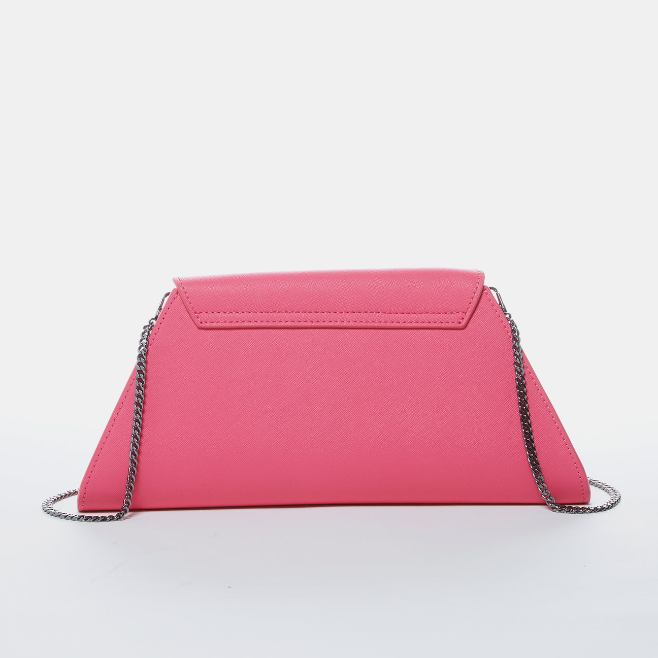 SUSU Hot Pink Purse Leather Clutch Bag Crossbody Evening Purse Unique