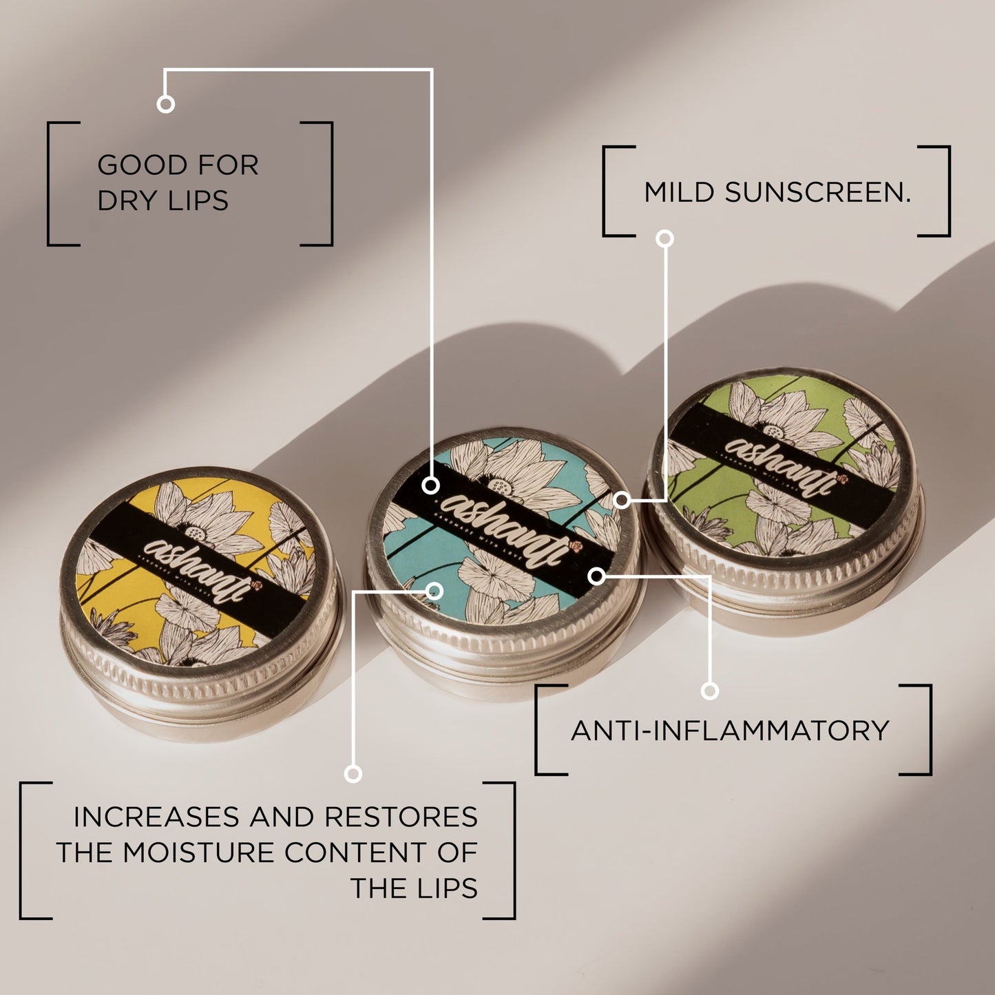 ASHANTI BLUE'S - COCONUT FLAVOURED LIP BALM ASHANTI BLUE'S - COCONUT