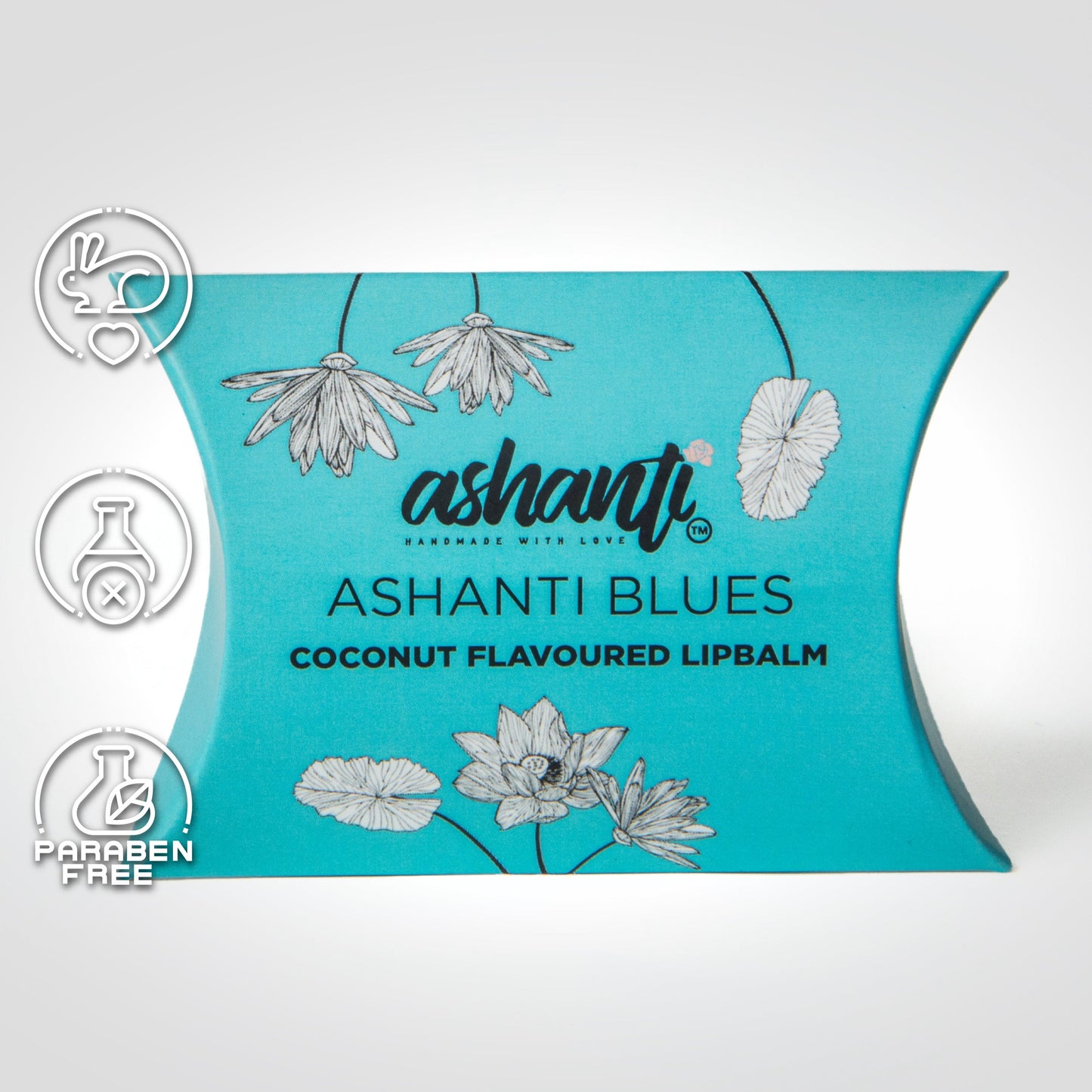 ASHANTI BLUE'S - COCONUT FLAVOURED LIP BALM ASHANTI BLUE'S - COCONUT