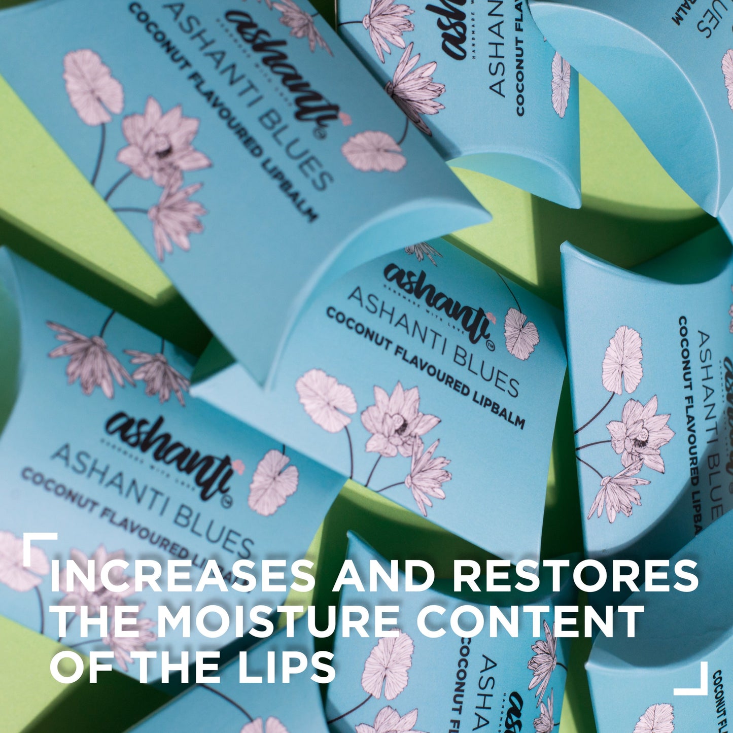 ASHANTI BLUE'S - COCONUT FLAVOURED LIP BALM ASHANTI BLUE'S - COCONUT