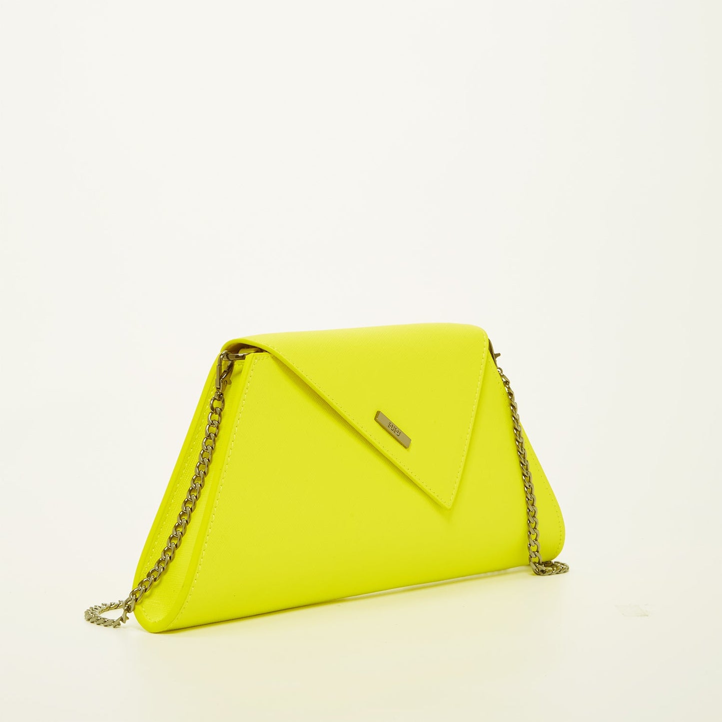 SUSU Yellow Purse Leather Clutch Bag Unique Evening Purse Women's