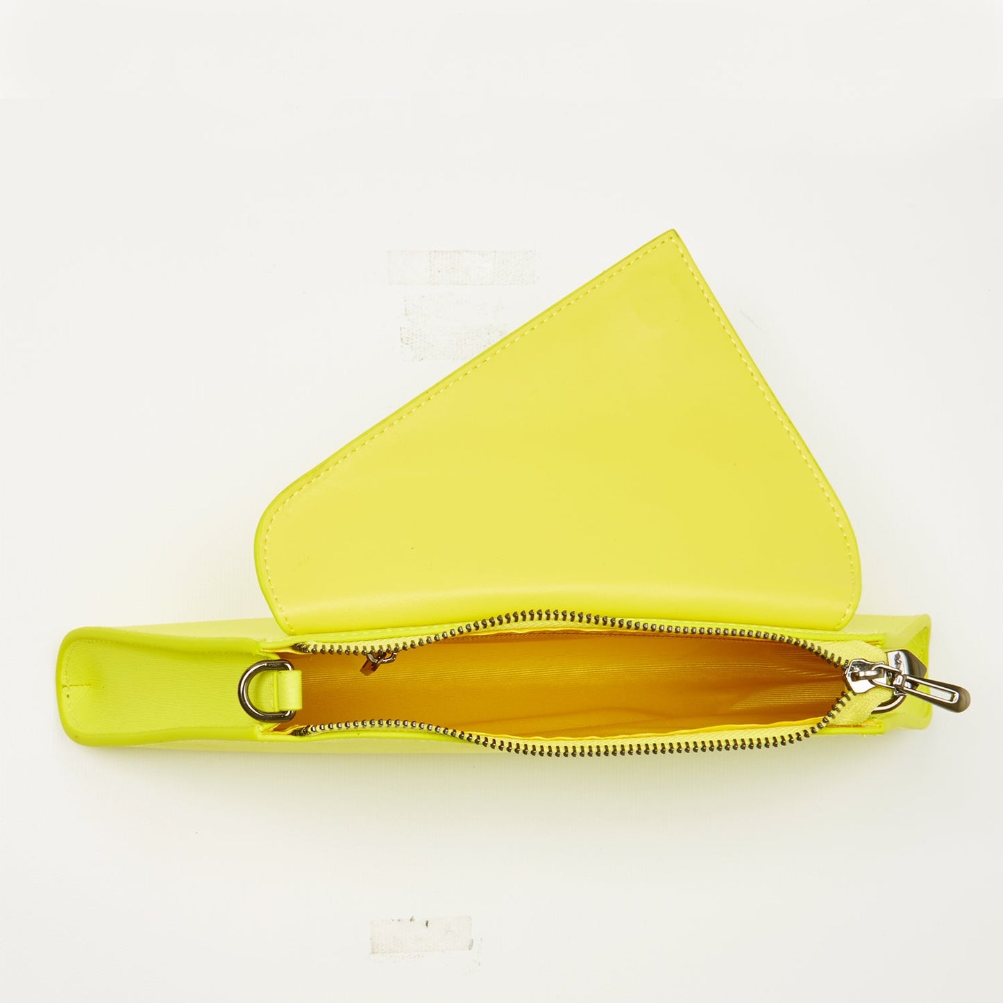 SUSU Yellow Purse Leather Clutch Bag Unique Evening Purse Women's