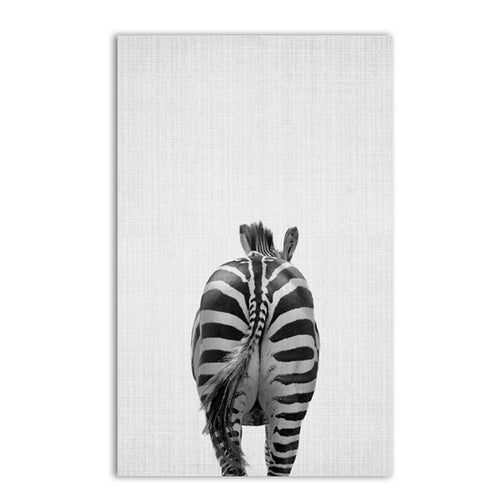 Animal Elephant Butt Canvas Print Modern Decor