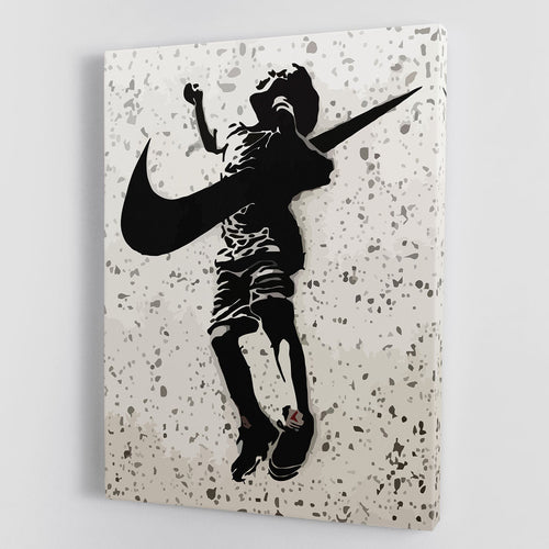 Banksy Nike Canvas Print or Poster
