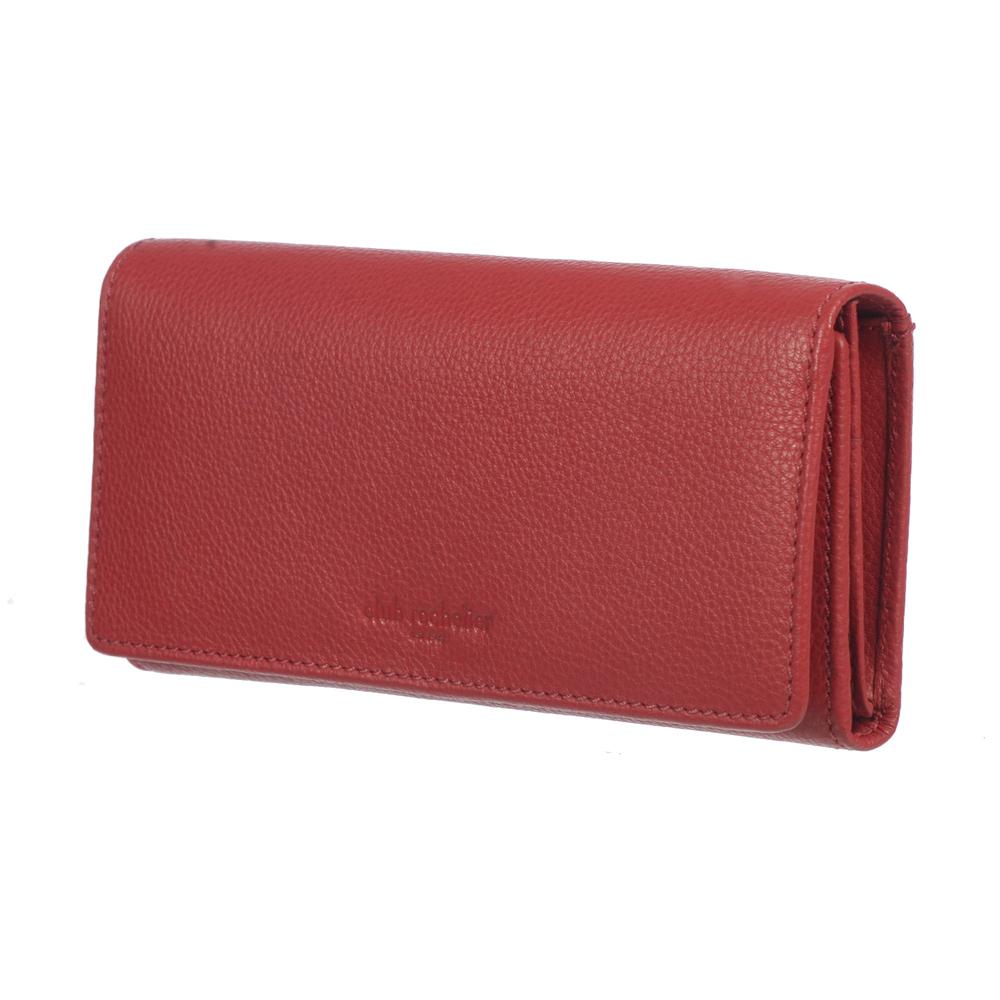 Ladies Full Leather Clutch Wallet with Gusset Pocket