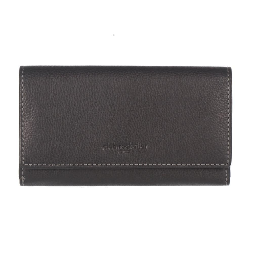 Ladies Medium Full Leather Clutch Wallet