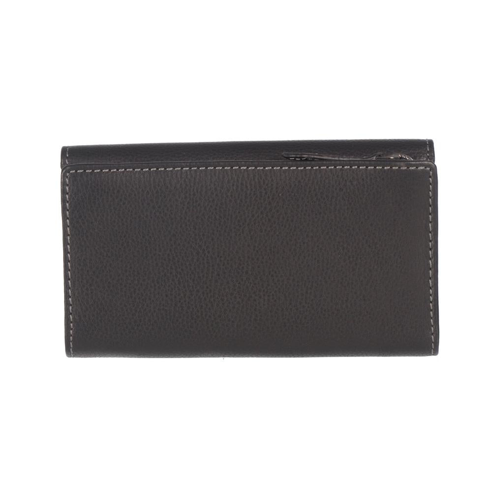 Ladies Medium Full Leather Clutch Wallet
