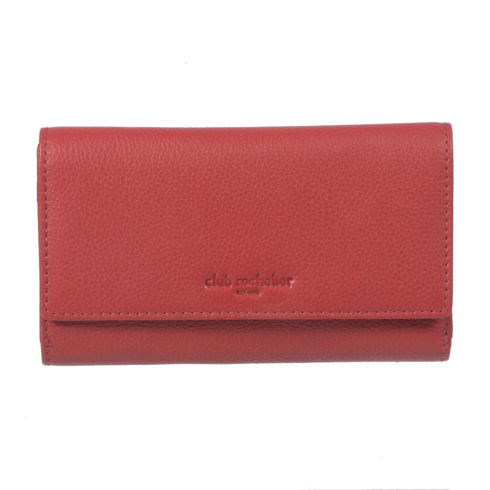 Ladies Medium Full Leather Clutch Wallet