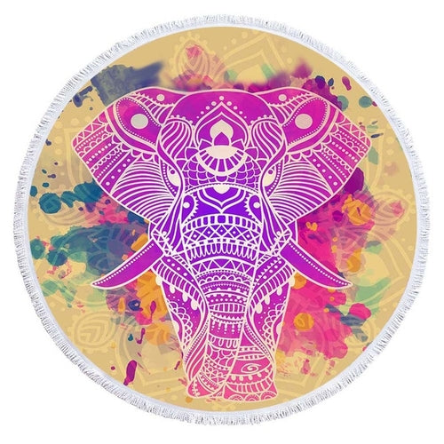 Cartoon Flamingo Series Microfiber Beach Towel