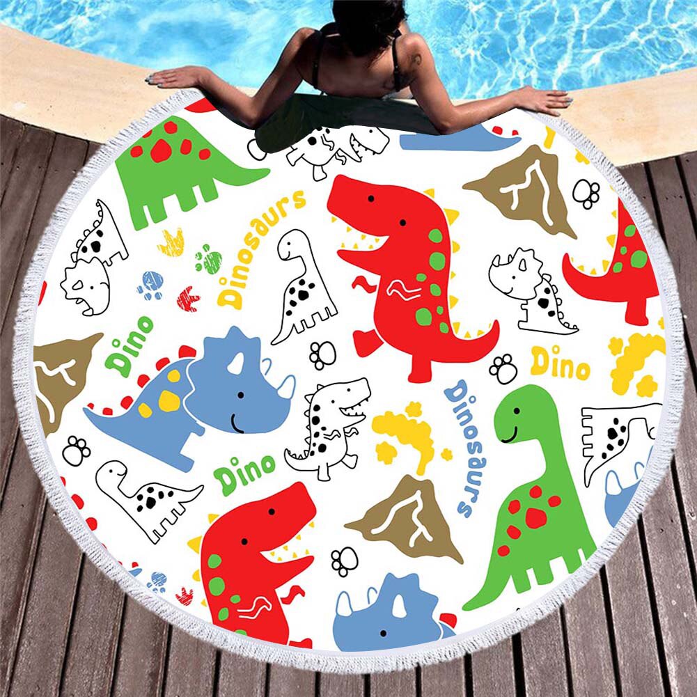 Cartoon Flamingo Series Microfiber Beach Towel