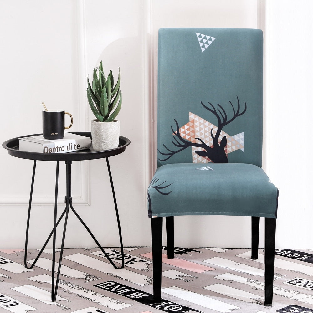 Christmas Chair Cover Big Elastic Seat Chair