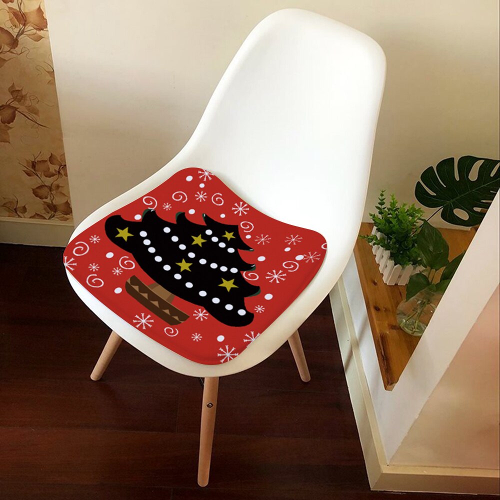 Christmas Series Chair Seat Cushion Non slip Soft