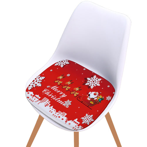 Christmas Series Chair Seat Cushion Non slip Soft