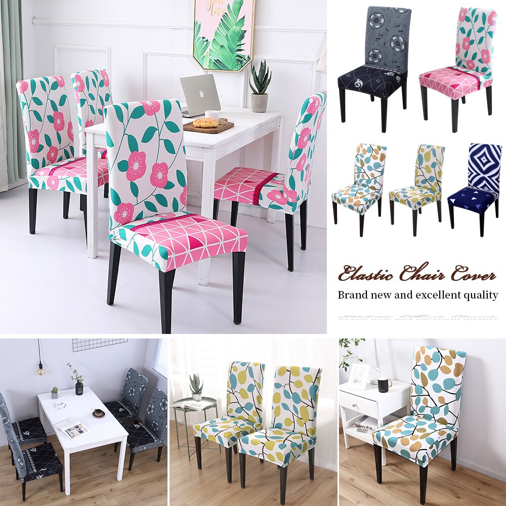 Colorful Floral Chair Anti-dirty Removable Cover