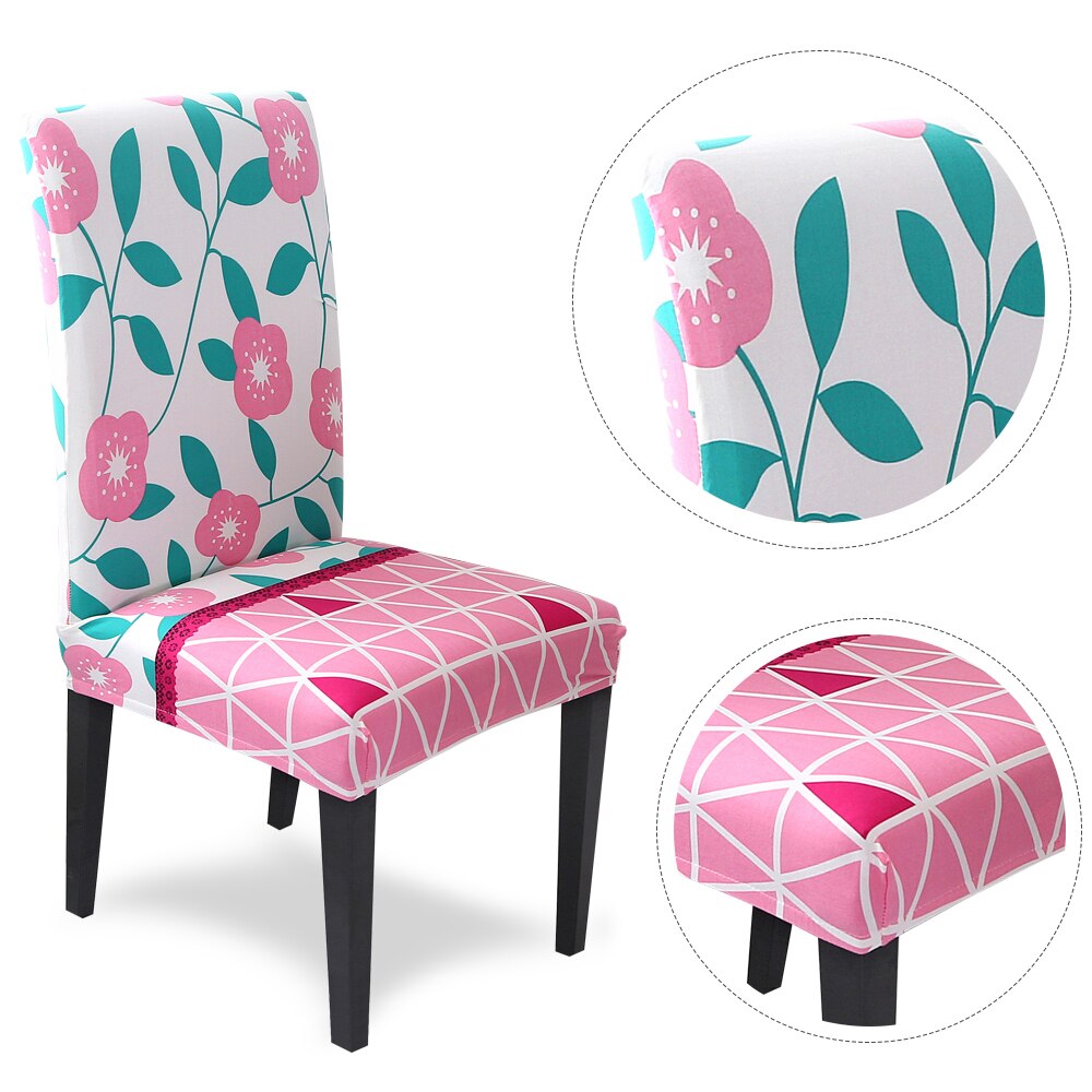 Colorful Floral Chair Anti-dirty Removable Cover