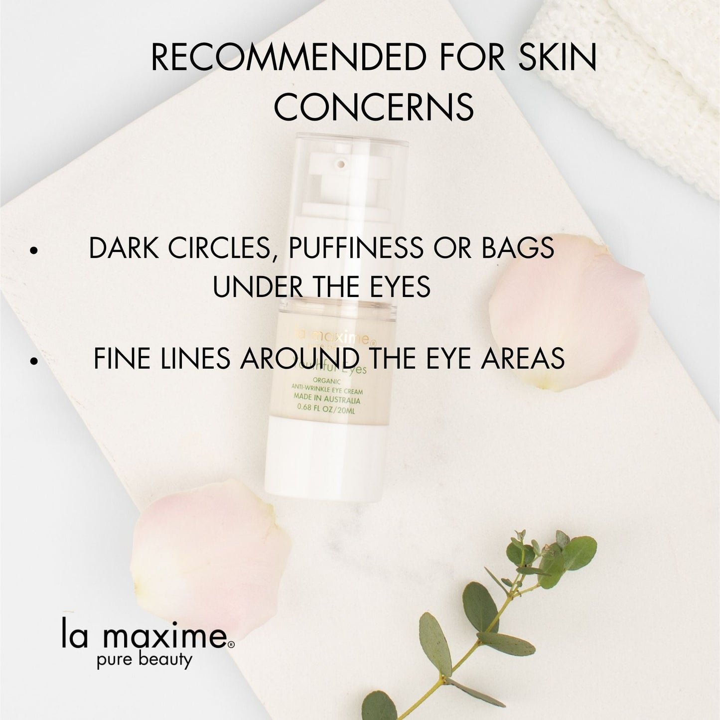 Youthful Eyes Brightening Eye Cream : Dermatologist tested, clinically