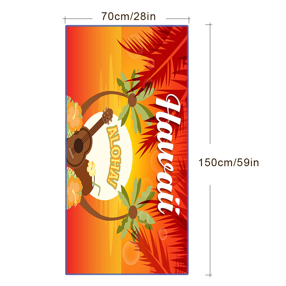 DIDIHOU 3D Printed Rectangle Toalla Yoga Mat