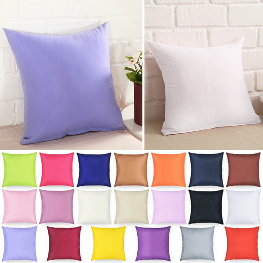 DIDIHOU 40x40xm Solid Color Pillowcase Home Living