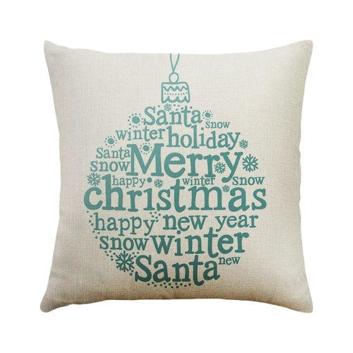 DIDIHOU 45*45cm Christmas Cushion Covers Cotton