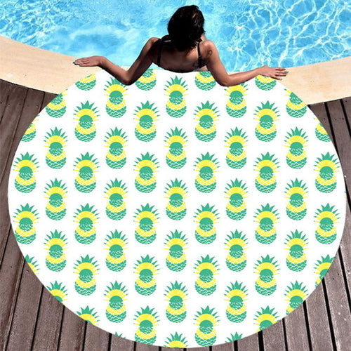 DIDIHOU Boho Beach Towels Printed Tropical Plants