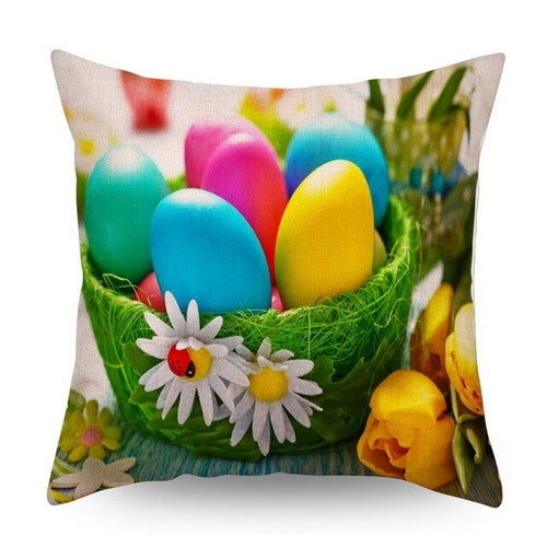 DIDIHOU Bunny Pillowcase Easter Rabbit Eggs