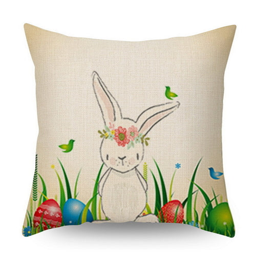 DIDIHOU Bunny Pillowcase Easter Rabbit Eggs