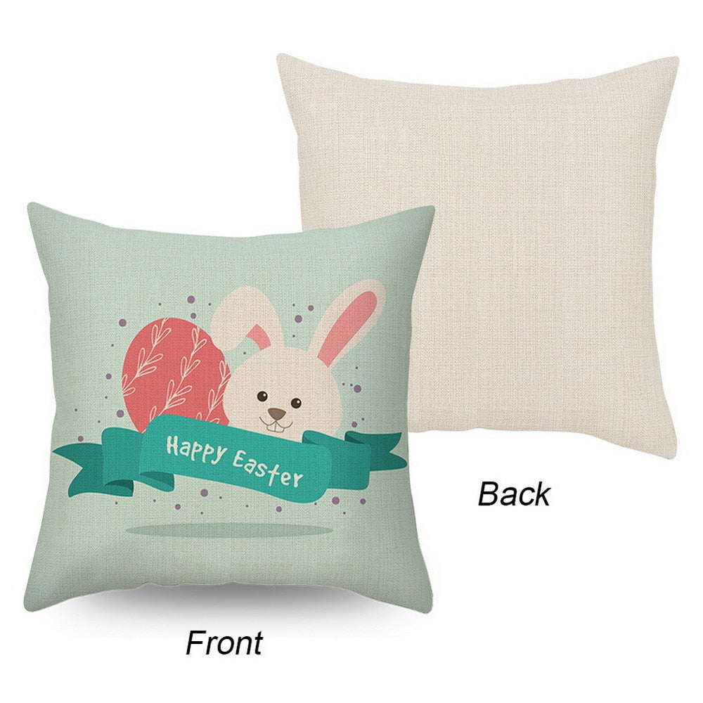 DIDIHOU Bunny Pillowcase Easter Rabbit Eggs
