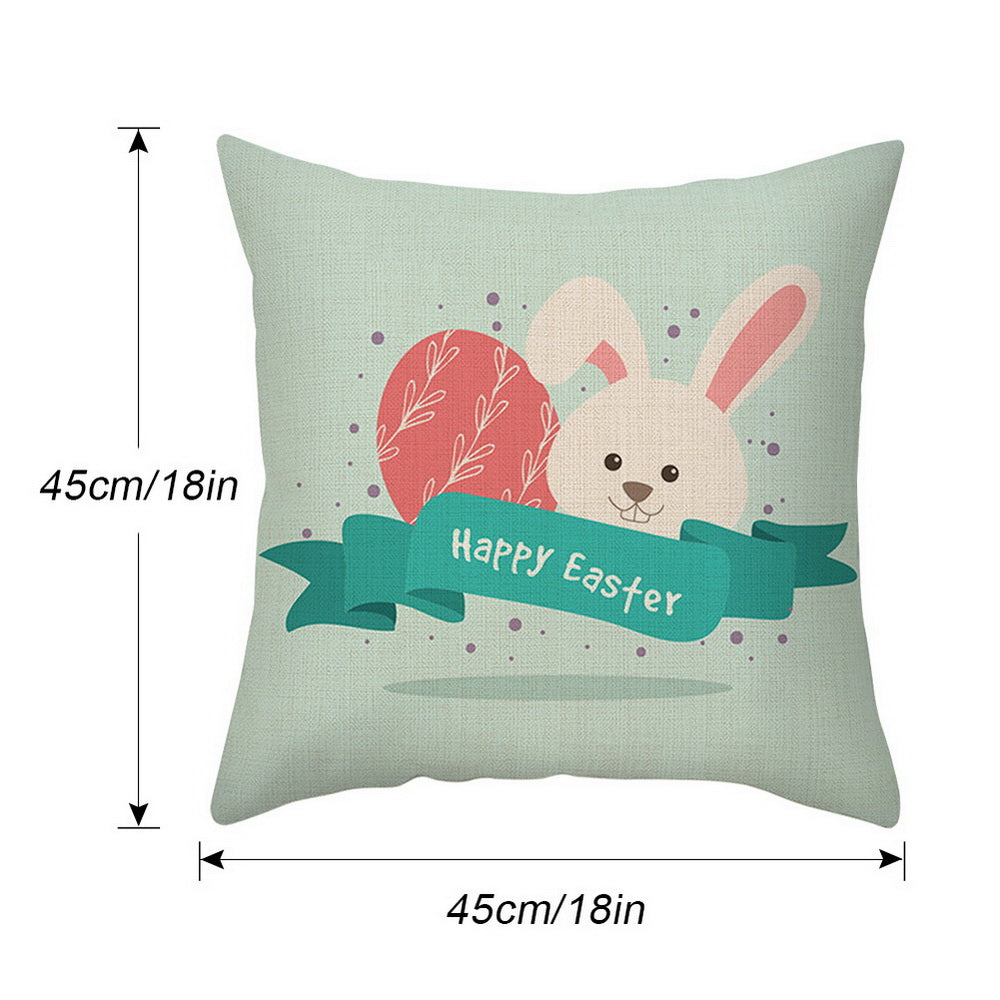 DIDIHOU Bunny Pillowcase Easter Rabbit Eggs