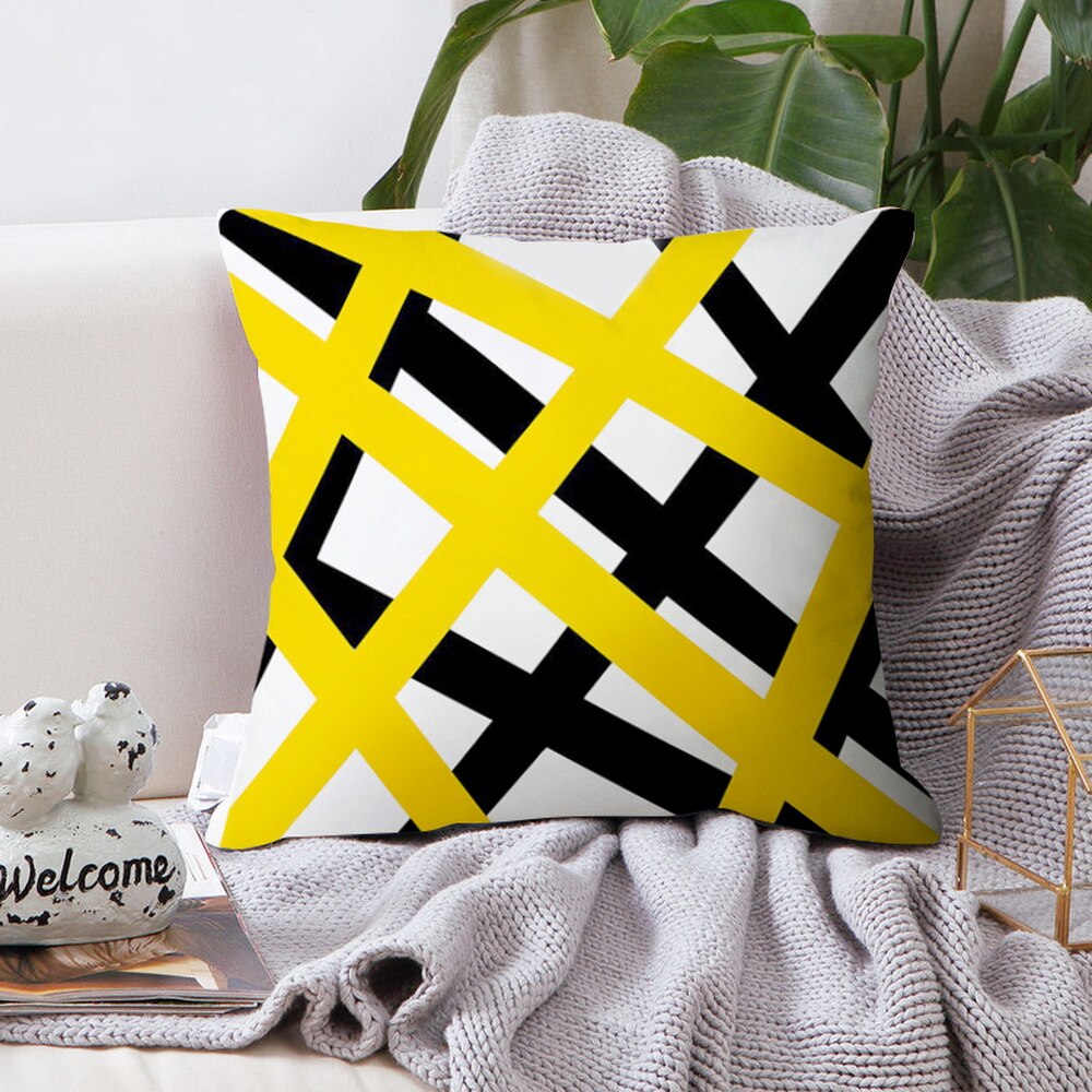 DIDIHOU Geometric Printed Throw Cushion Pillow
