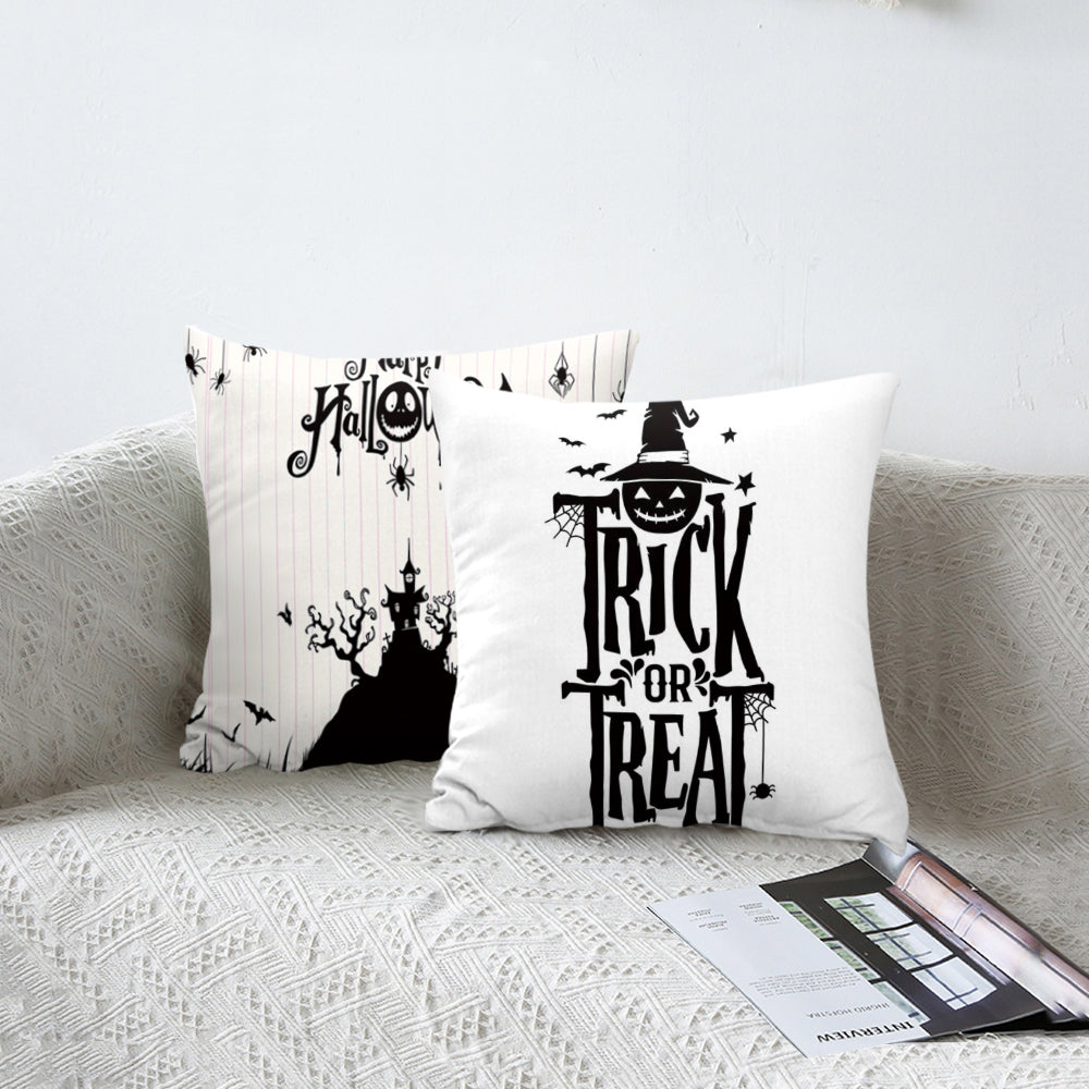 DIDIHOU Halloween Cushion Cover Trick Or Treat
