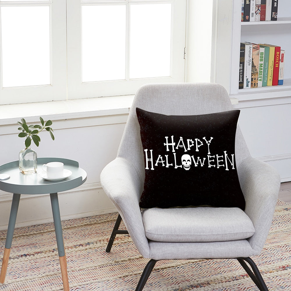 DIDIHOU Halloween Cushion Cover Trick Or Treat