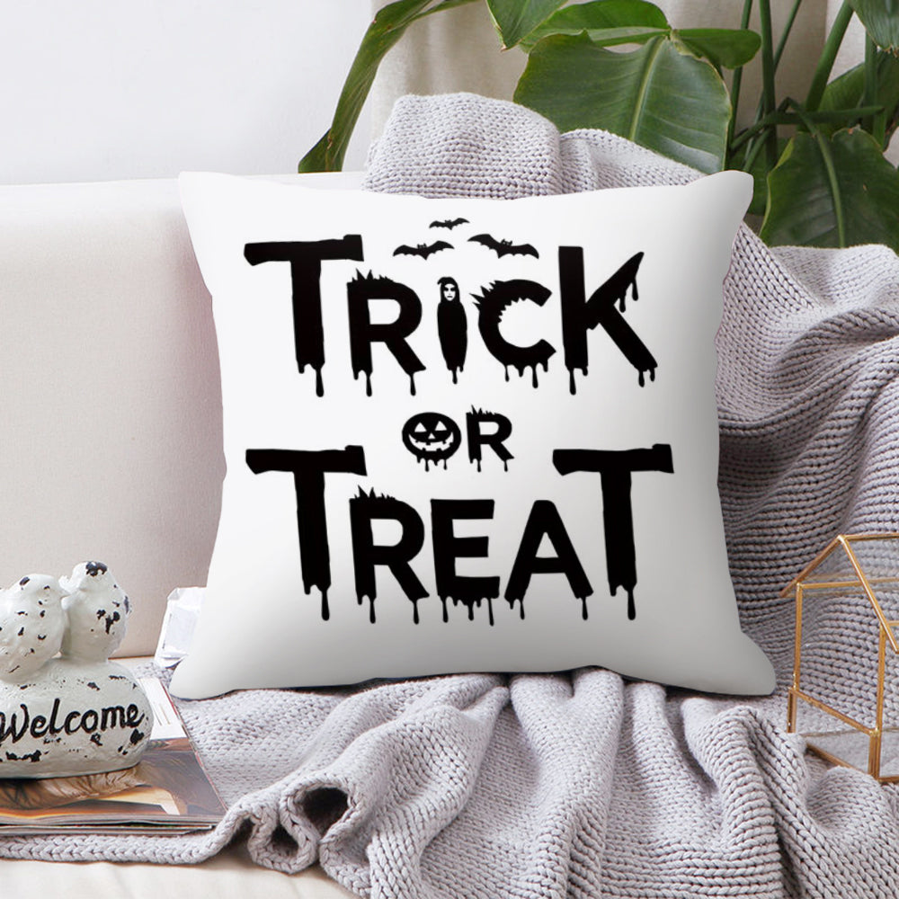 DIDIHOU Halloween Cushion Cover Trick Or Treat