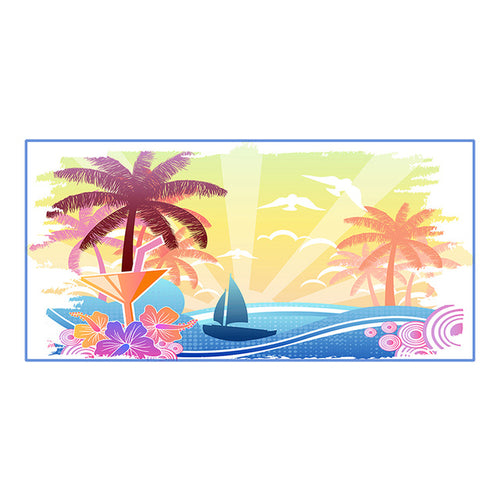 DIDIHOU Maple Printed Beach Towel Beach Mat Summer