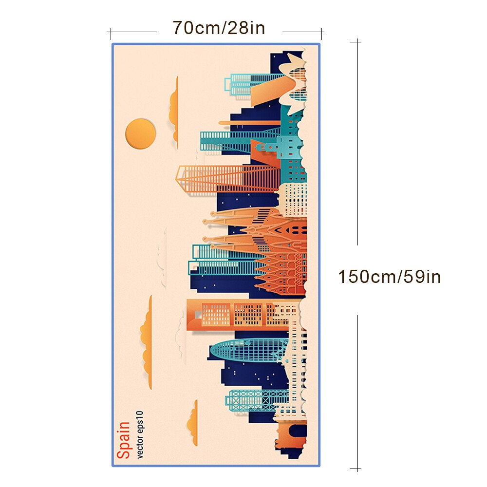 DIDIHOU Maple Printed Beach Towel Beach Mat Summer