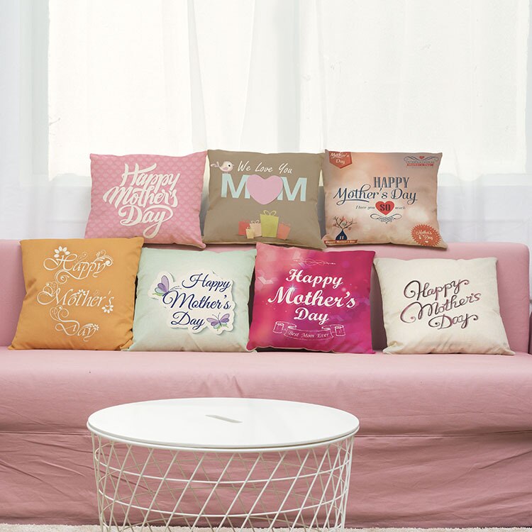 DIDIHOU Mother's Day Pillow Case Cover Printed