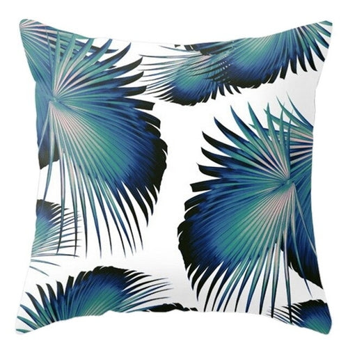 DIDIHOU Soft Cushion Cover Leaf Geometry Pillow