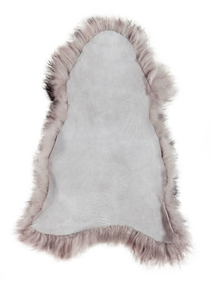 Schapenvacht IJslands | Melange grijs | 100 x 65cm