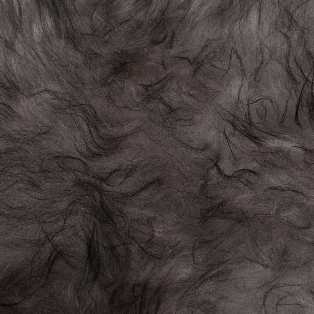 Schapenvacht IJslands | Melange grijs | 100 x 65cm