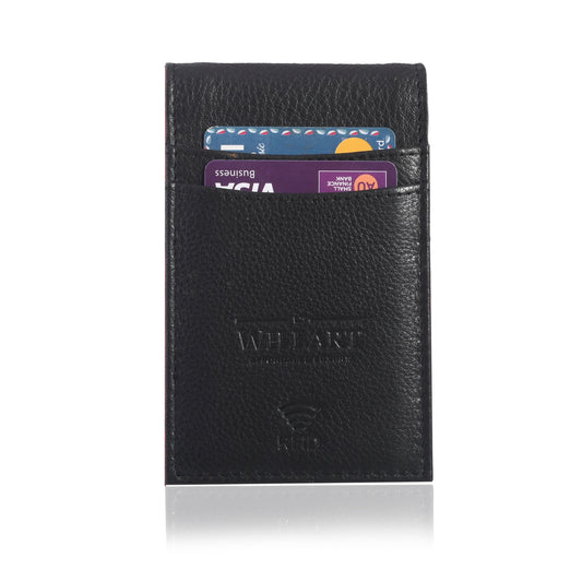 Mens Slim Wallet with Money Clip RFID Blocking Bifold Credit Card