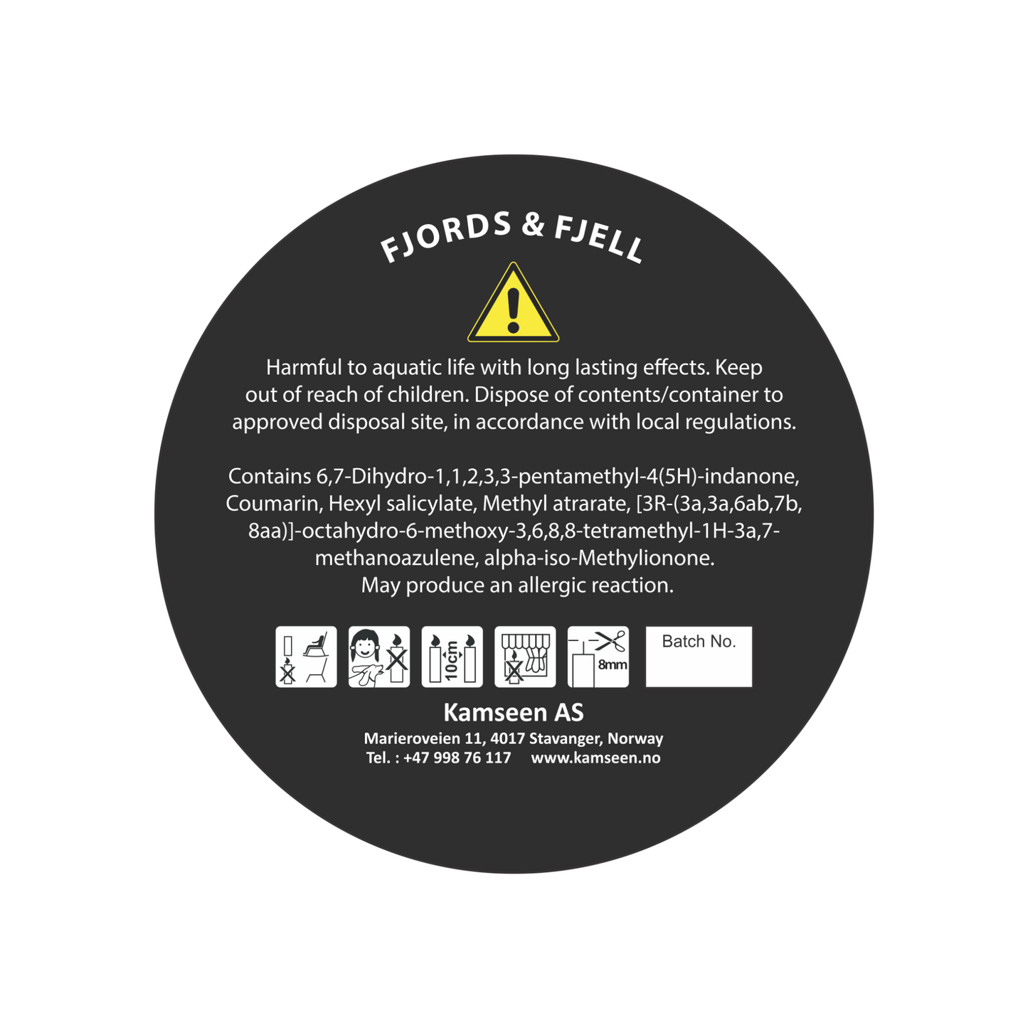 DUFTLYS FJORDS & FJELL- Lavendel, Myrra og Tonka