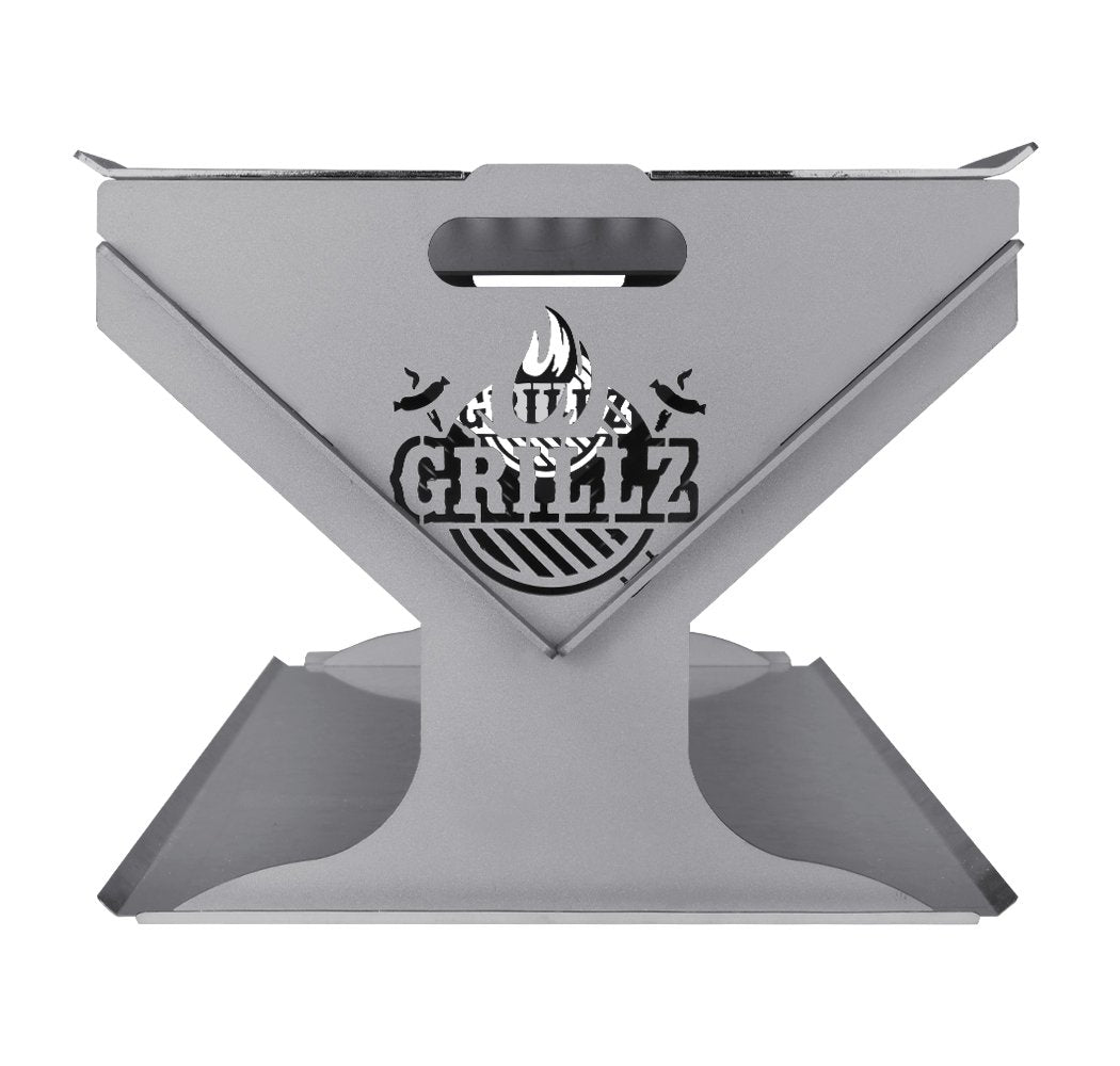 Grillz Fire Pit BBQ Outdoor Camping Portable Patio Heater Folding