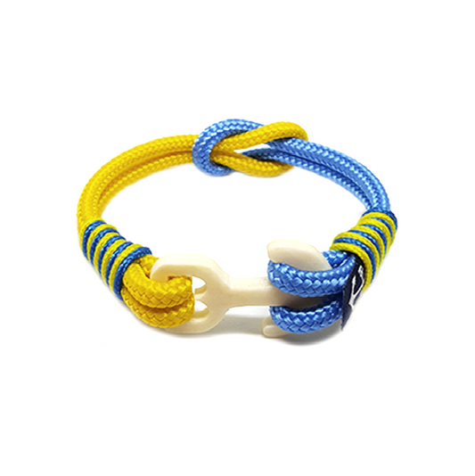 Carved Anchor Bracelet