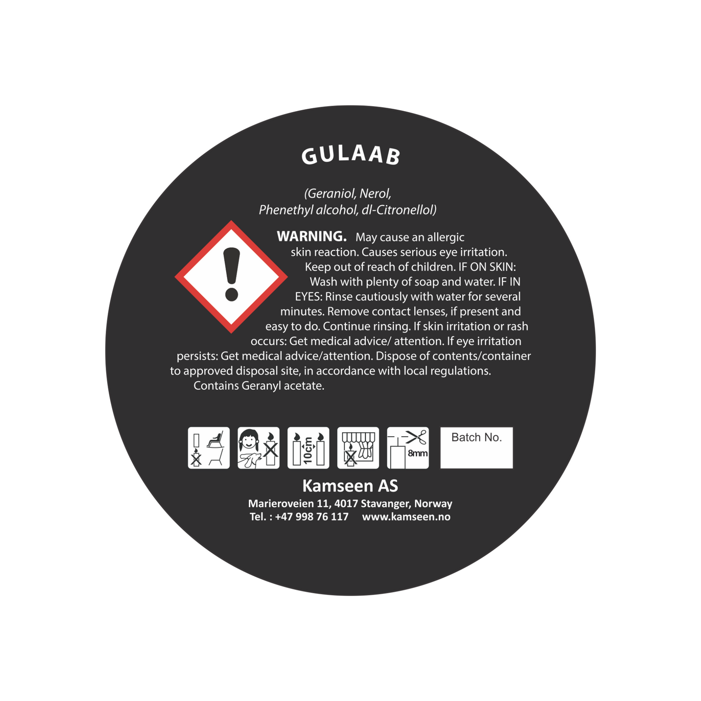 DUFTLYS GULAAB- Rose, Bergamott & Iriswood