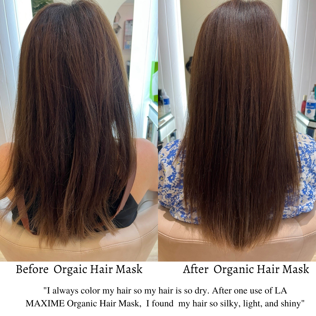 ORGANIC HAIR MASK 10-MINUTE PROFESSIONAL TREATMENT FOR DRY, FRIZZY