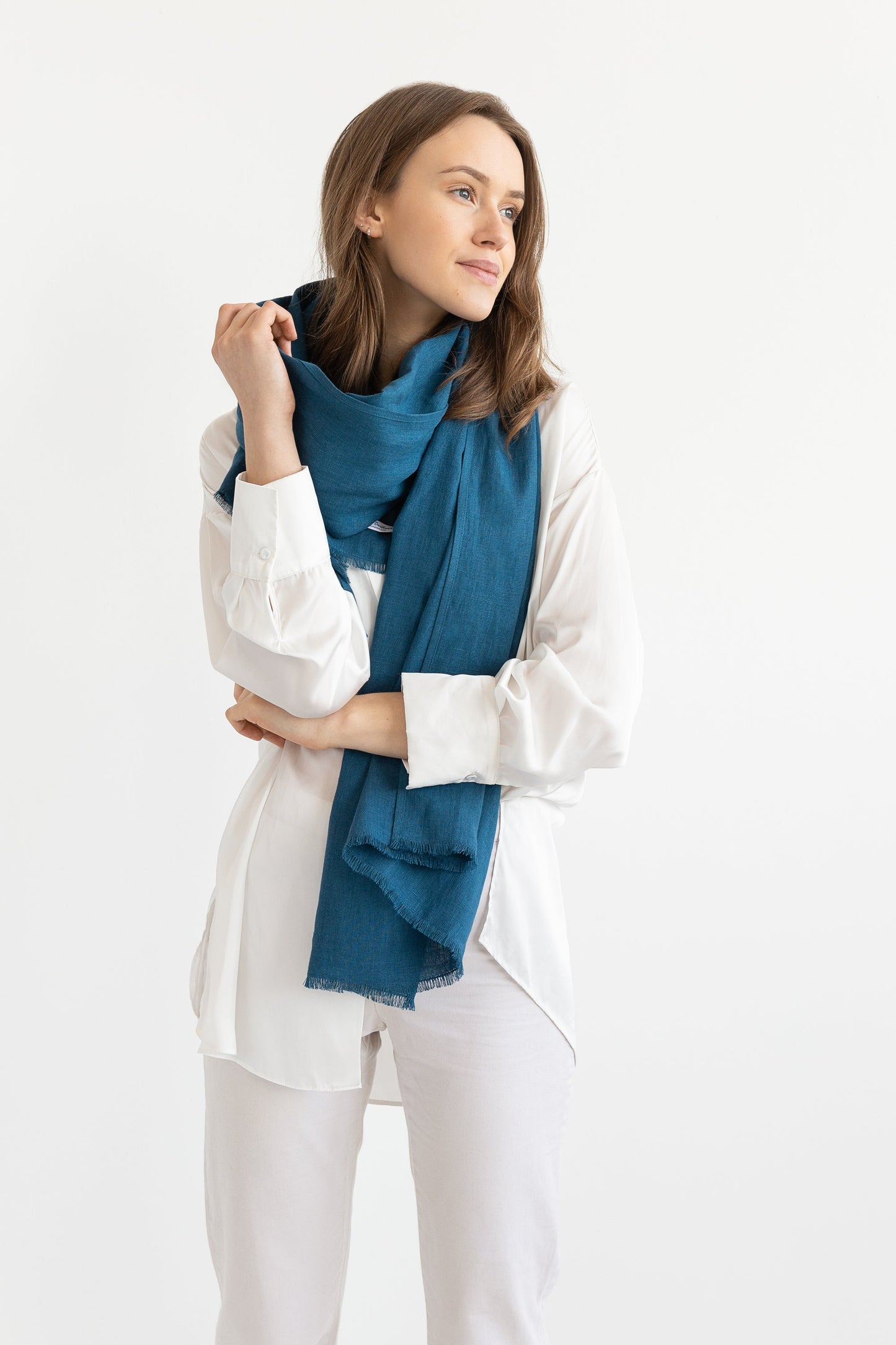 Dark Sea Blue scarf