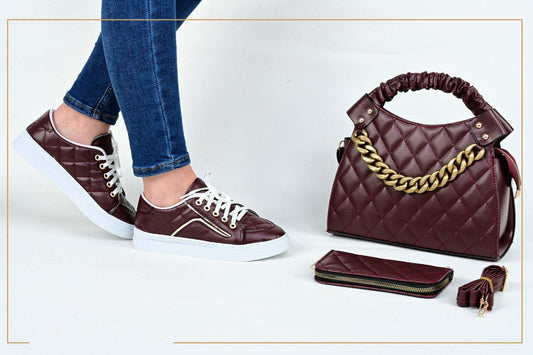 Sneakers 3 Piece Matching Bag Set